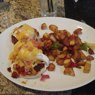 Spicy Chorizo Benedict