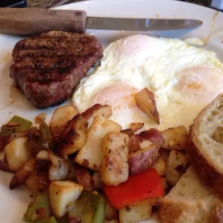 Char-Grilled Steak & Eggs*