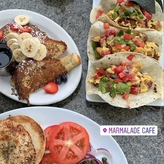 Smoked Salmon Lox  Bagel Plate