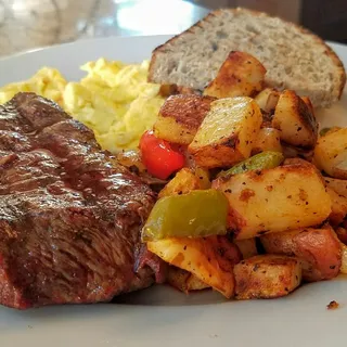 Char-Grilled Steak & Eggs*