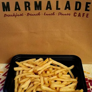 French Fries Included w/Burger (03/05/24). @MarmaladeCafeLA #ShermanOaks #FrenchFries #FoodPorn