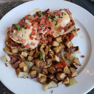 Spicy Chorizo Benedict