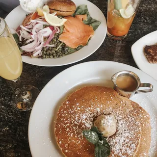 Smoked Salmon Lox  Bagel Plate