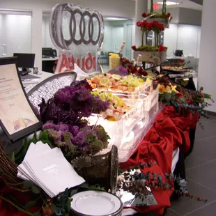 Audi grand opening catering, Walter's Auto Group