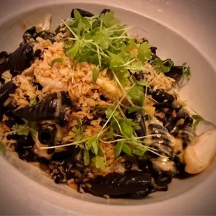 Squid Ink Campanelle!!