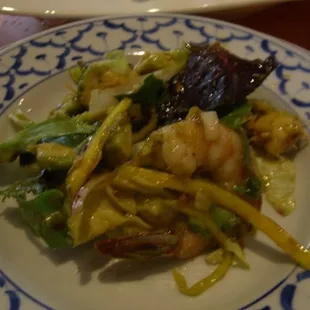 Avocado Salad with Prawns