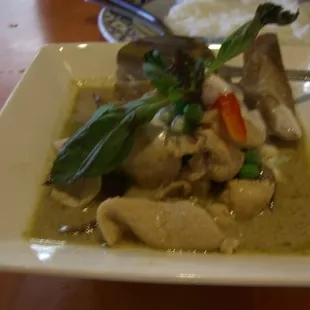 Kang Keaw (green curry) Chicken