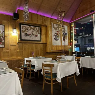 Interior of the building