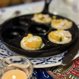 Seasonal mango ? Something I forgot the name but it was delicious