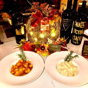 Gnocchi pesto and cuatro for Maggie.