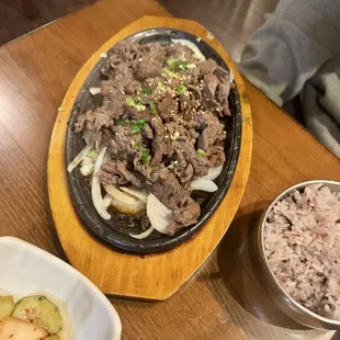 Bulgogi dinner w rice