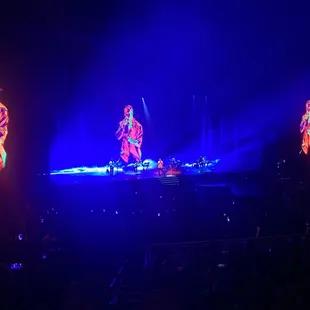 Full stage for Maroon V with the Predator filter on Adam!!