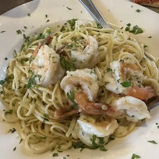 Shrimp pasta