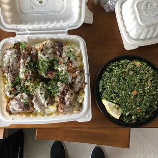 Shish Tawouk and Tabouleh