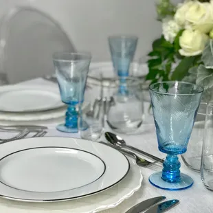 Fun colored glassware