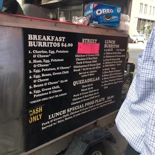 Breakfast and Lunch Menu