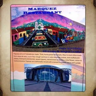 the front of the restaurant