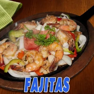 FAJITAS DE CAMARONES