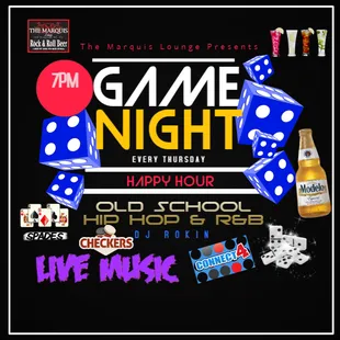 the game night flyer
