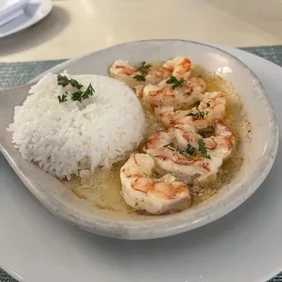 Crevettes ail citron - lemon shrimp