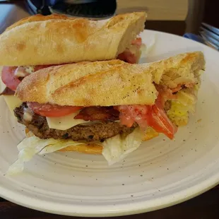 French Baquette Burger