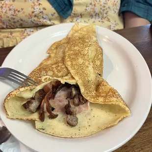 Breakfast crepe