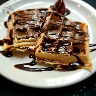 Chocolate waffles