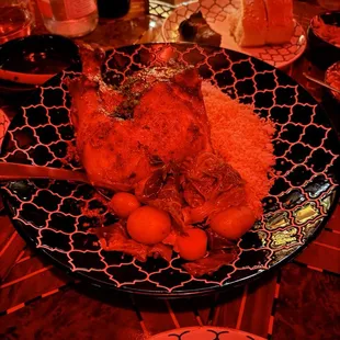 Moroccan Couscous and Chicken Platter
