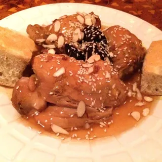 Tagine of Chicken Honey and Prunes a la Carte