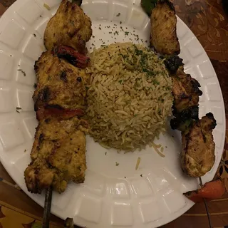 Chicken Shish Kabobs of Marrakesh a la Carte