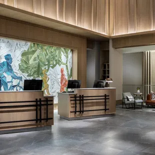 Reception desk