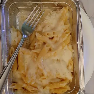 Baked zitti with no sauce