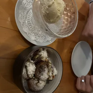 Doughnuts and ice cream