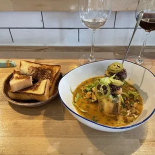 Marrow bones - with a crawfish sauce- amazing!