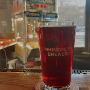 a pint of beer