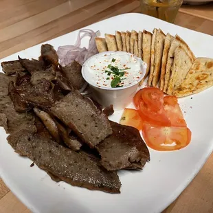 a plate of food