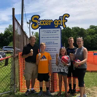 a family posing for a picture
