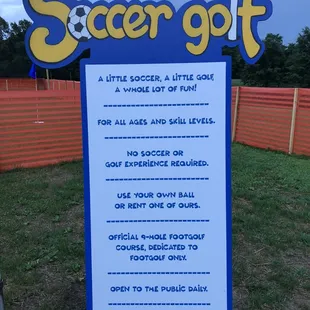 Soccer Golf, now in Mars, PA!