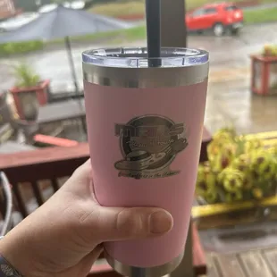 Got myself a new coffee cup while I was there.