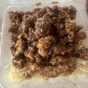 Sesame beef