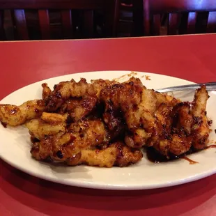 a plate of food