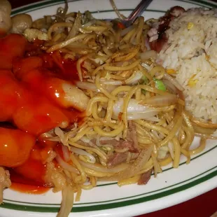 a plate of food