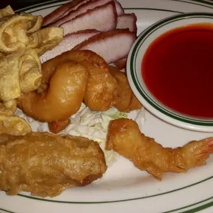 a plate of food