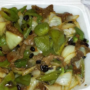 Beef with Black Bean sauce