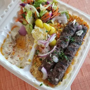 Takeout -- Beef Kofta Kebab