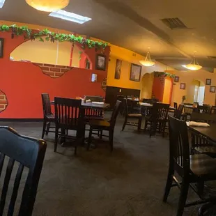 the interior of a restaurant