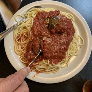 Spaghetti &amp; meatballs