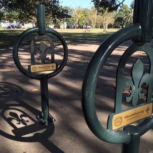 Neat bike racks