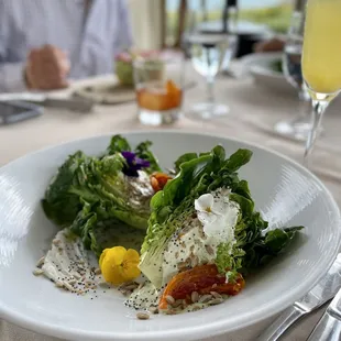 Little gem salad with green goddess dressing (part of the Sunday Brunch menu)