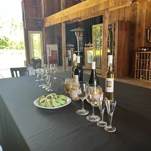 Wonderful private wine tasting